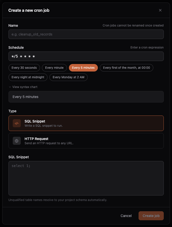 Cron Job Scheduler